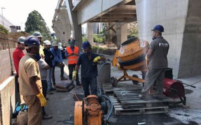 Obras no Monotrilho