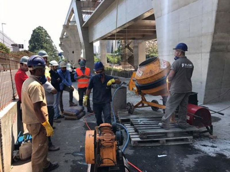 Obras no Monotrilho